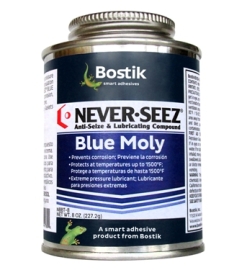 Never-Seez NBBT-16 Blue Moly 1 LB. Brush Top Can