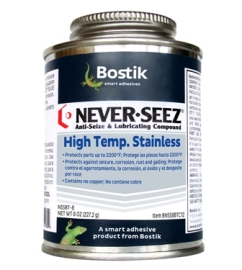 Never-Seez NSSBT-8 High Temp. Stainless 8 OZ. Brush Top Can