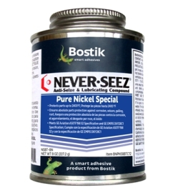 Never-Seez NSBT-8N Pure Nickel Special 8 OZ. Brush Top Can